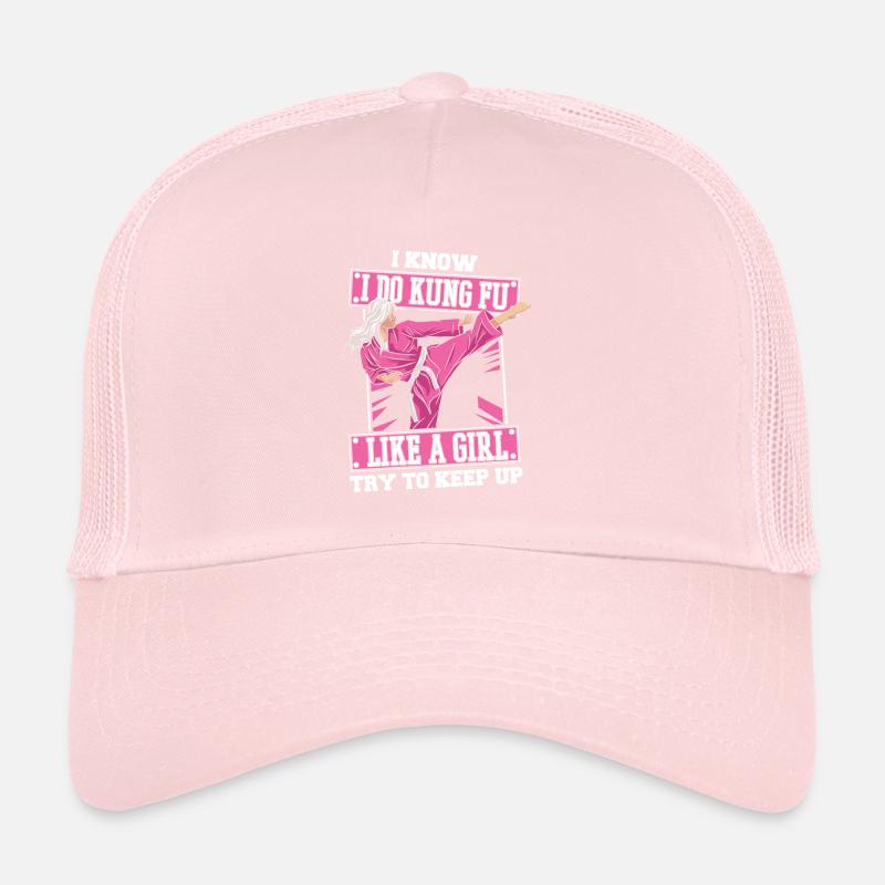 Kung Fu Funny Trucker Cap