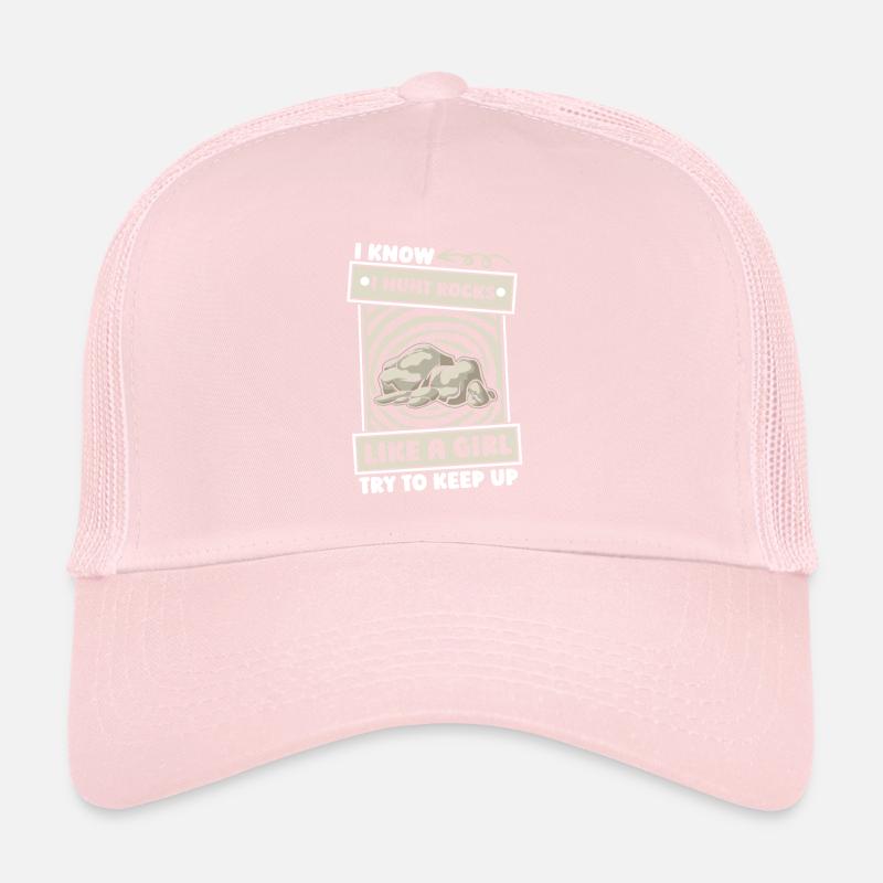 Géologue Collectionneuse de pierres Casquette trucker 