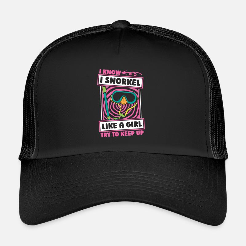 Schnorcheln Witzig Trucker Cap