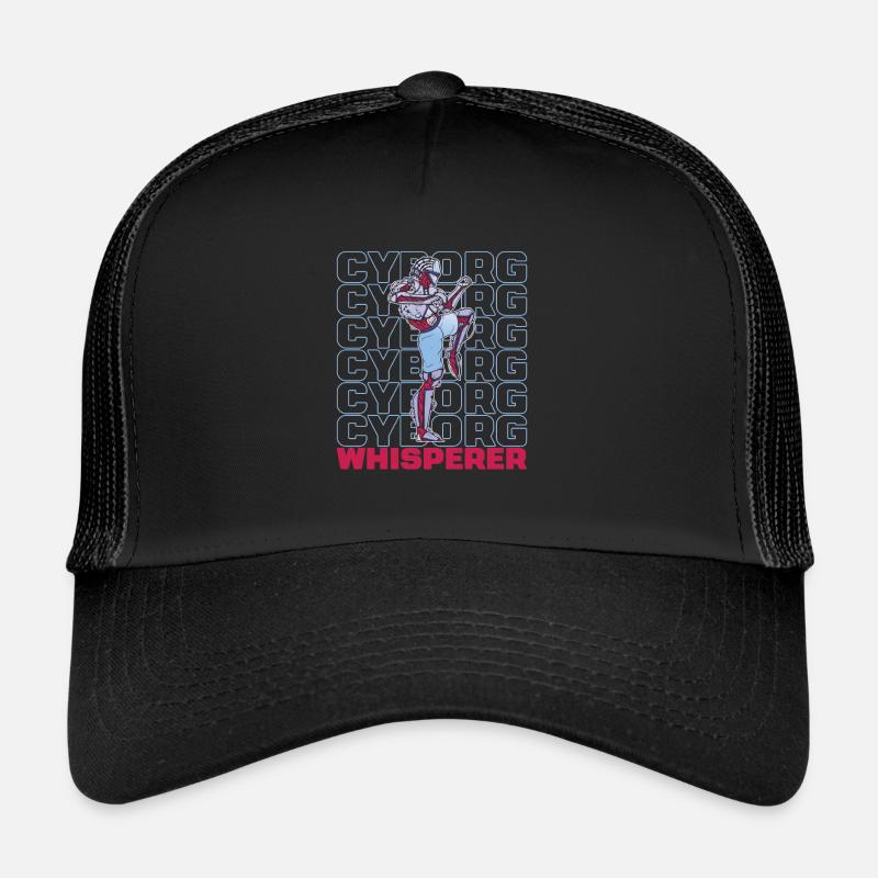 Robotique Ai Robot Cyborg - Casquette trucker  - noir/noir