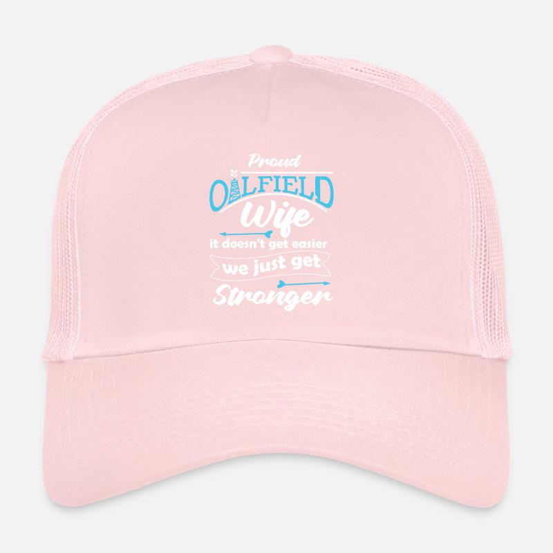 Ölfeld Bohrinsel Ehefrau Trucker Cap