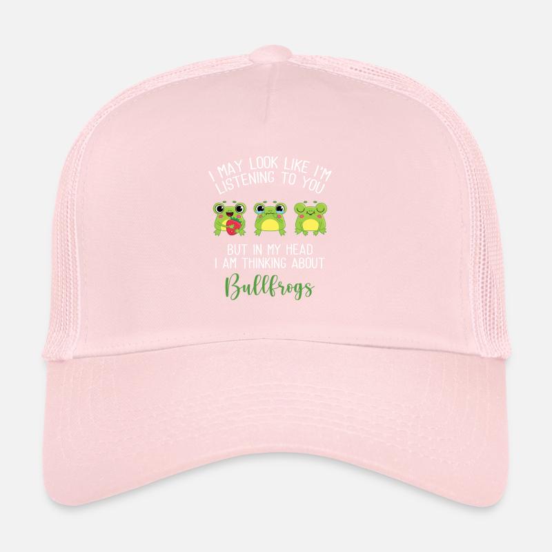 Cadeau de grenouille-taureau Casquette trucker 