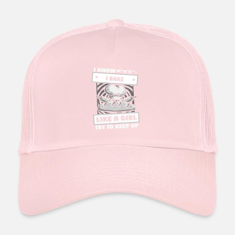 Baking Baker Bakery Girl Casquette trucker 