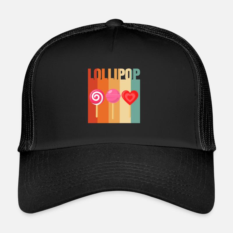 Lollipop Bonbon Süßes Geschenk Trucker Cap