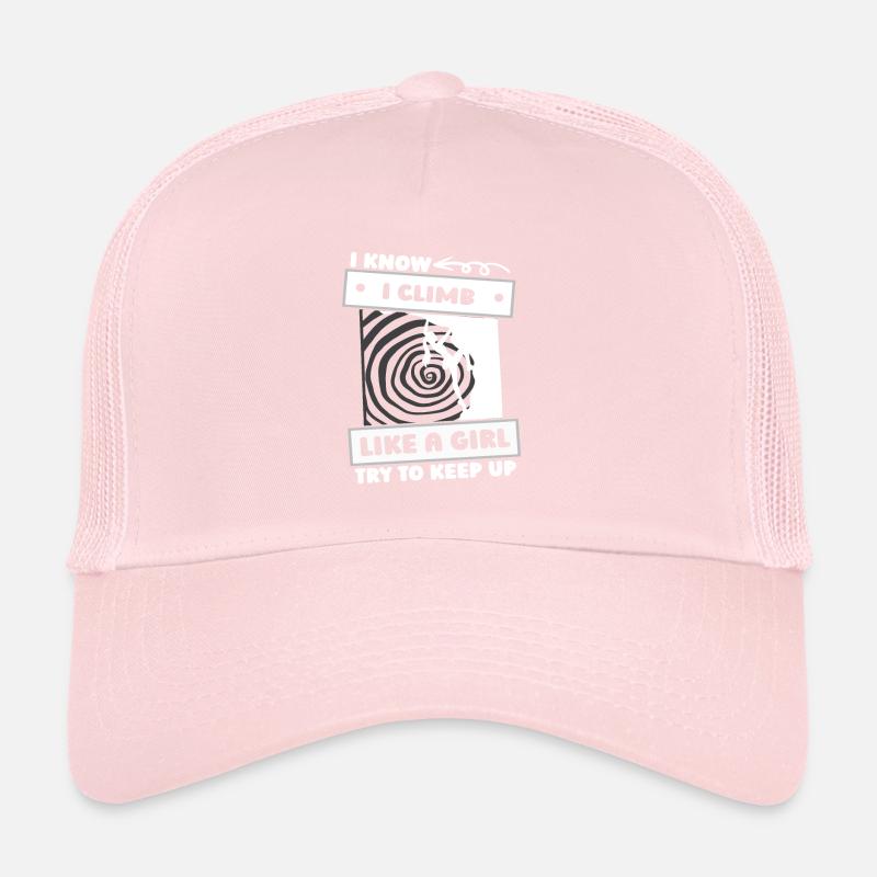 Klettern Kletterer Mädchen Trucker Cap