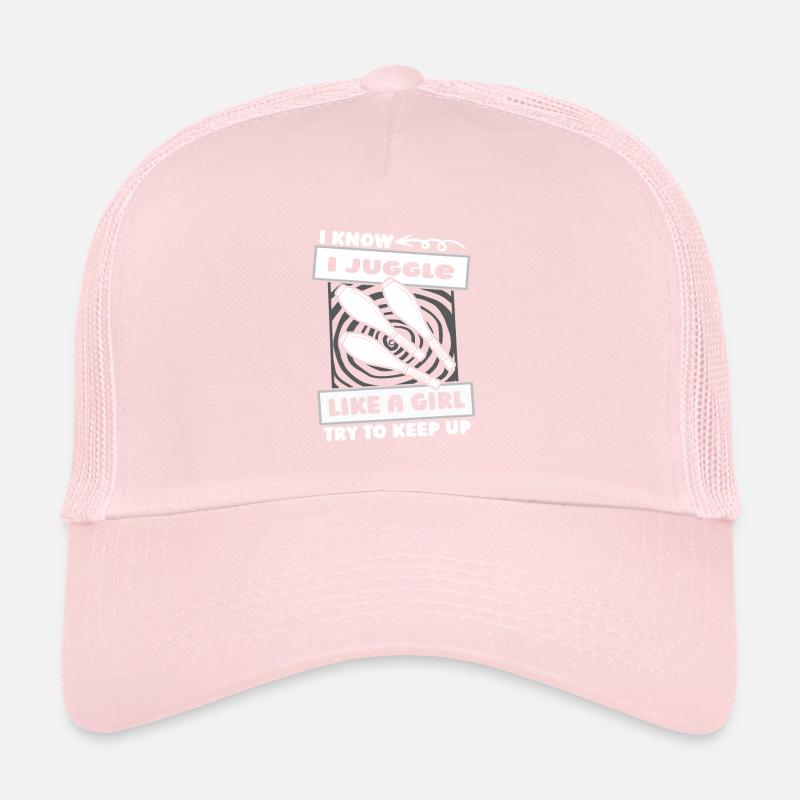 Jonglieren Jongleur Mädchen Trucker Cap