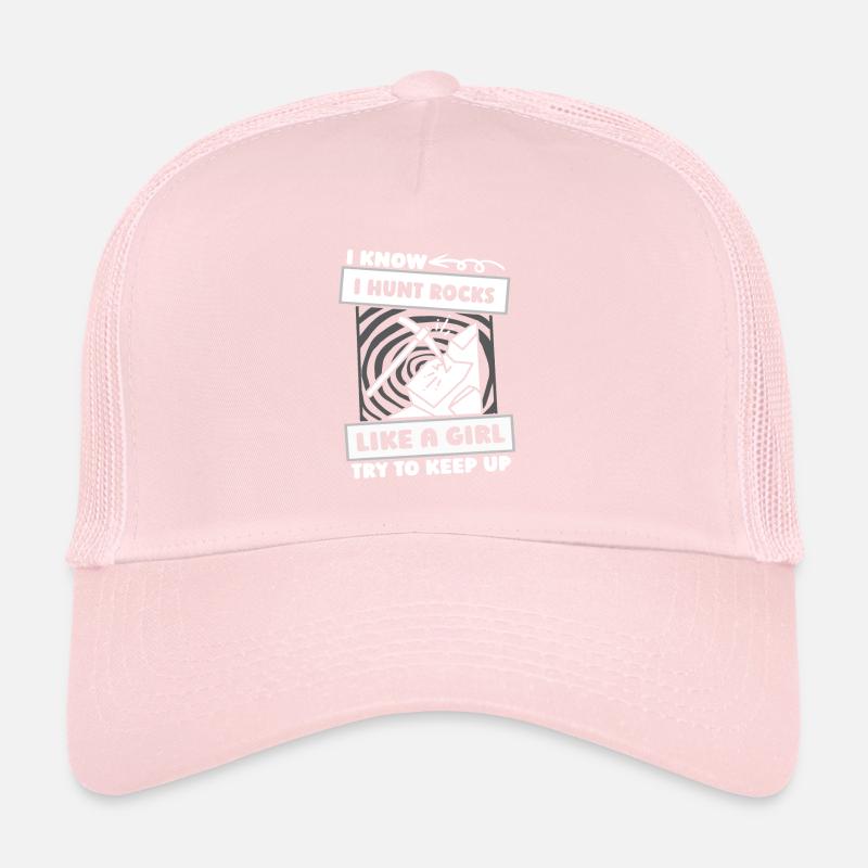 Géologue Collectionneuse de pierres Casquette trucker 