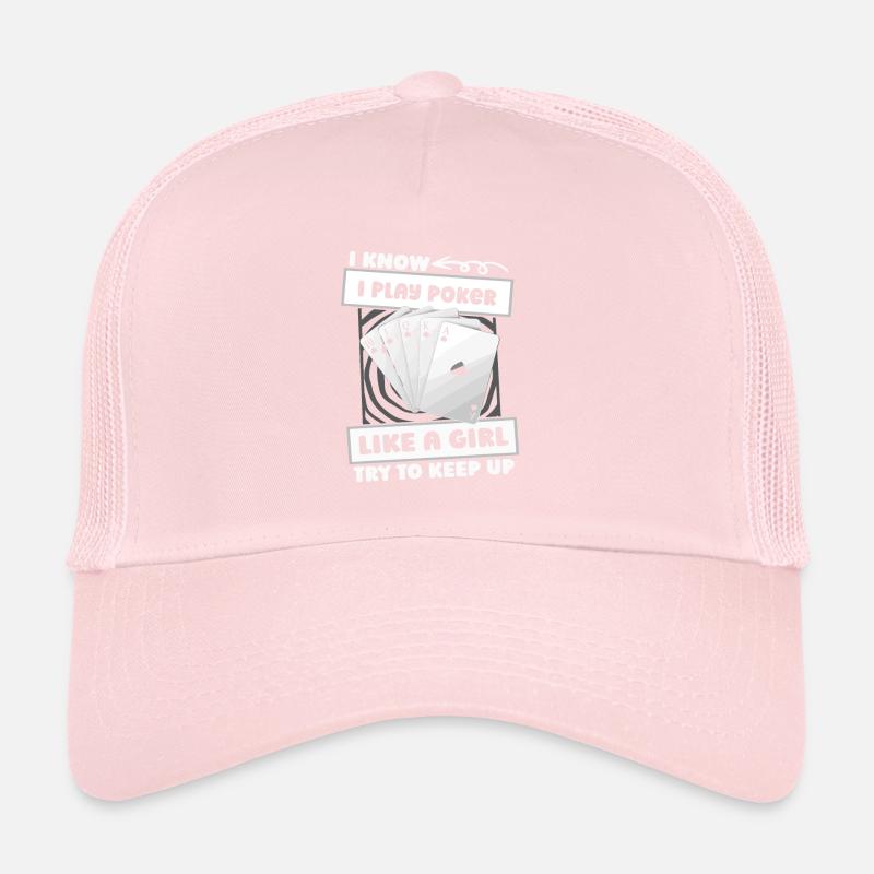 Filles de poker Casquette trucker 