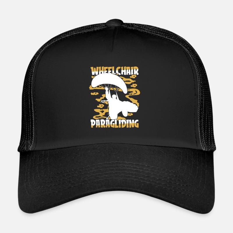 Paragleiter Paragleiten Rollstuhl Trucker Cap