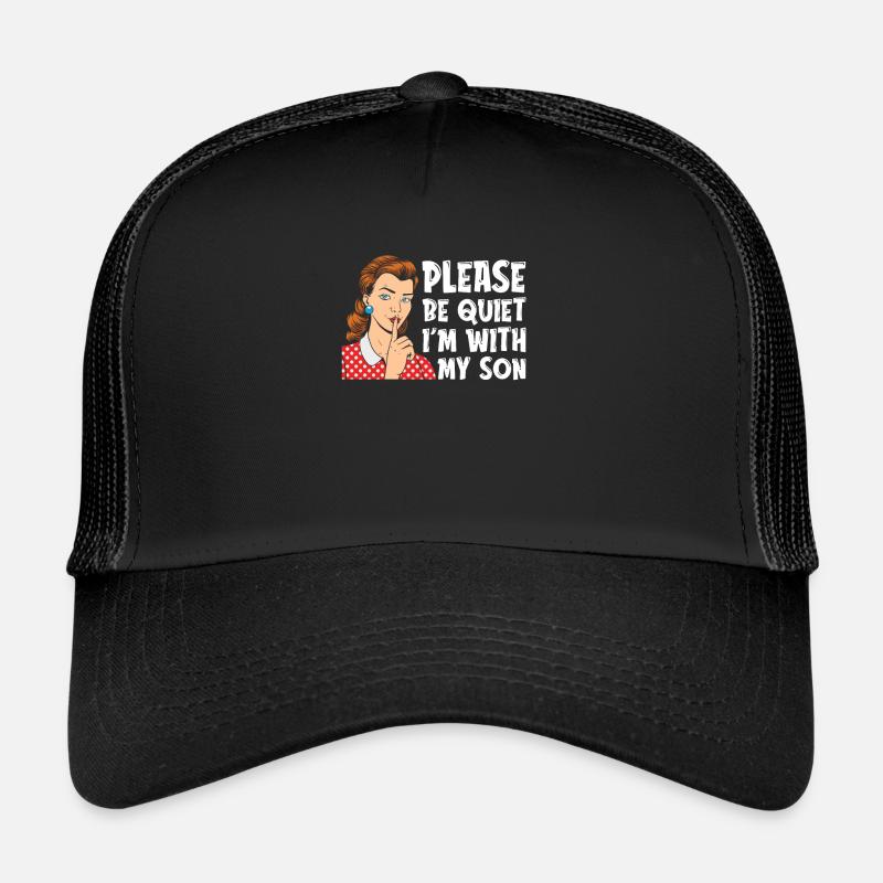 Mom Mutter Sohn Trucker Cap