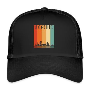Bochum - Trucker Cap - Schwarz/Schwarz - Vorne