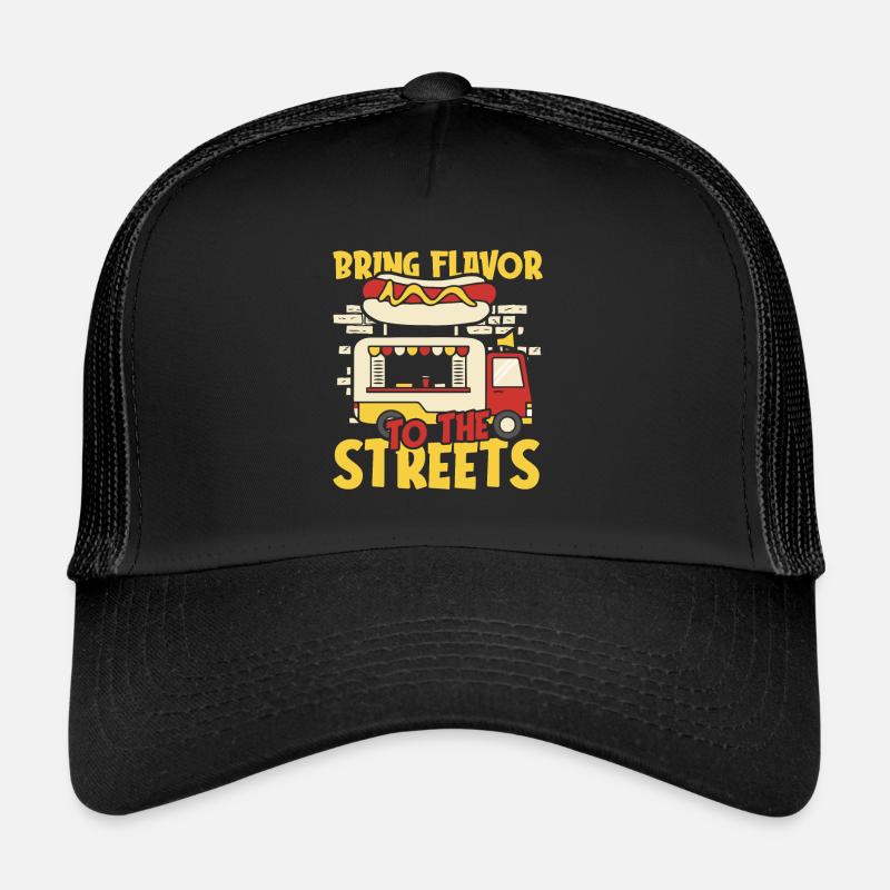 Hot-dog de cuisine de rue Casquette trucker 