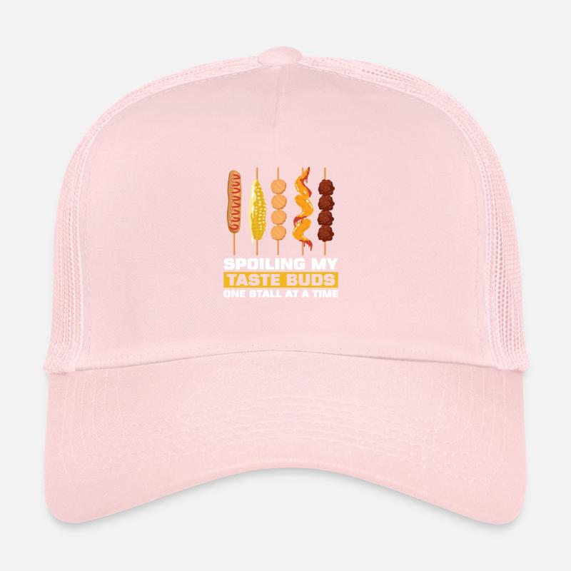 Brochettes de nourriture de rue Casquette trucker 
