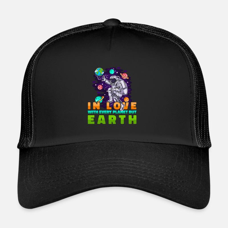 Espace Espace Terre Colonisation de l’espace Casquette trucker 