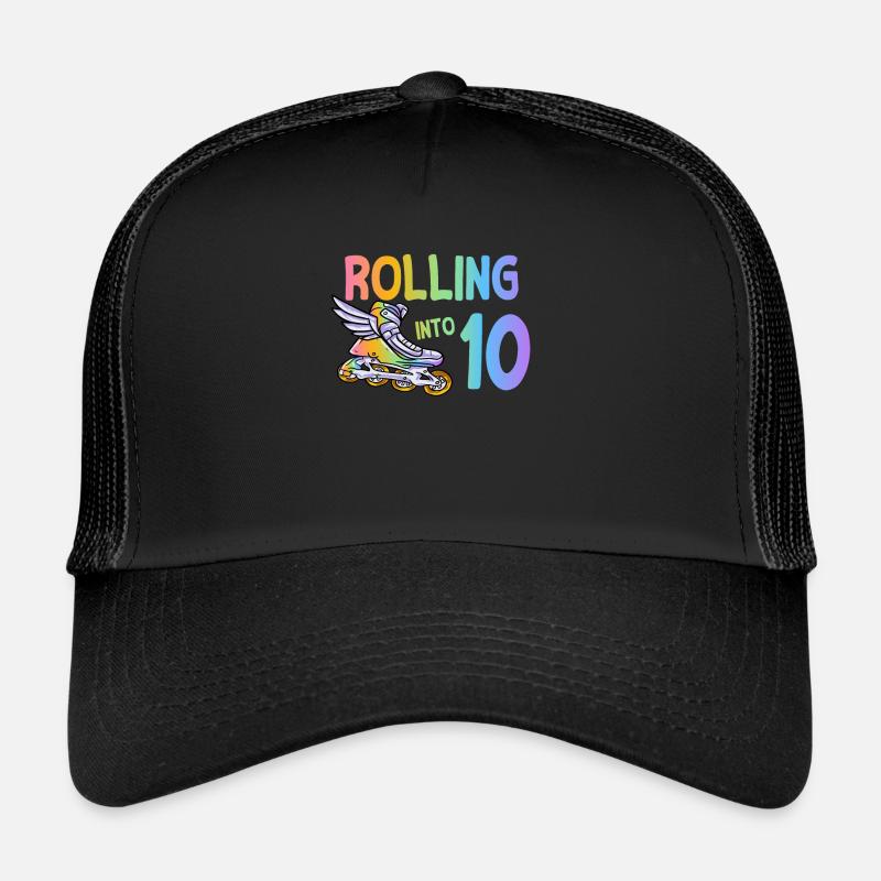 10e anniversaire patin à roues alignées Casquette trucker 