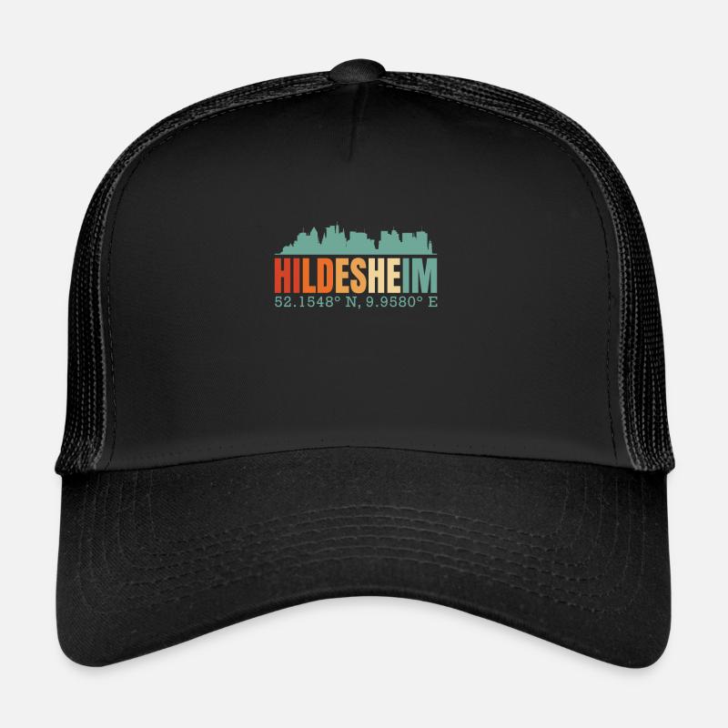 Hildesheim - Trucker Cap - Schwarz/Schwarz