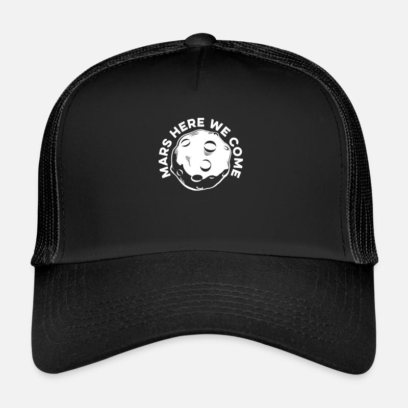 Space Space Space Colonization - Trucker Cap - black/black