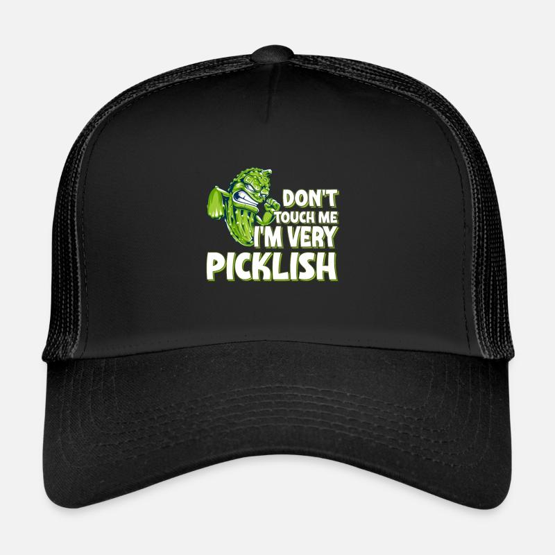Drôle d’amateur de concombre jeu de mots très cornichon Casquette trucker 