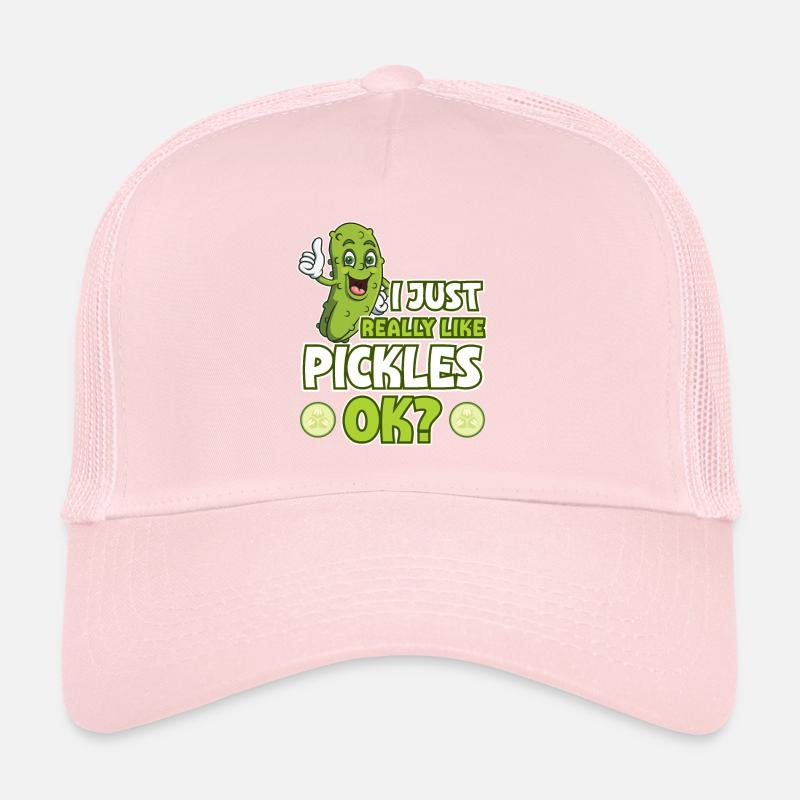 Drôle d’amoureux du concombre Jeu de mots Ne perdez pas Casquette trucker 