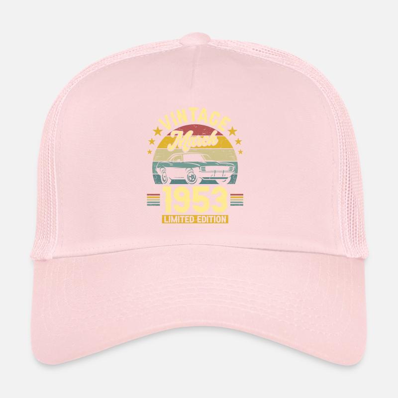 Vintage Mars 1953 70 Ans Anniversaire Casquette trucker 