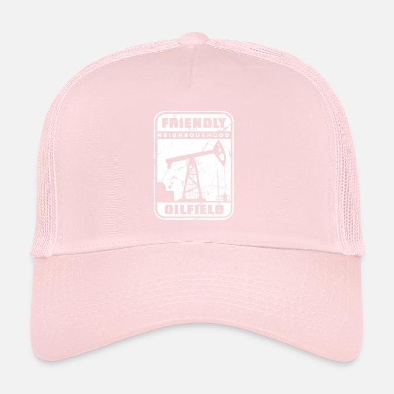 Ölfeld Bohrinsel Trucker Cap