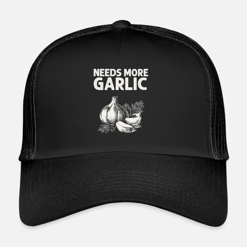 Knoblauch Knoblauchbrot Essen Geschenk Trucker Cap