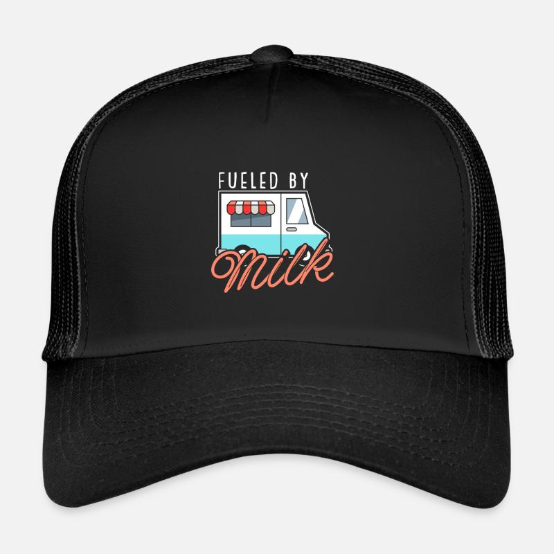 Kuh Milch Humor Milchwagen Trucker Cap