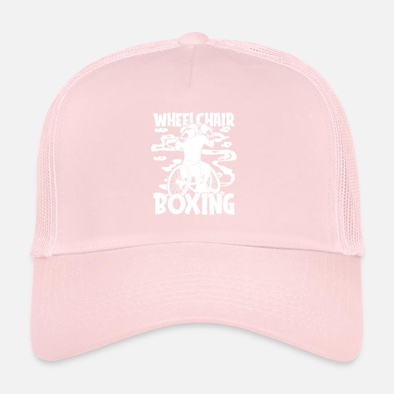 Boxe Boxer Fauteuil roulant Casquette trucker 
