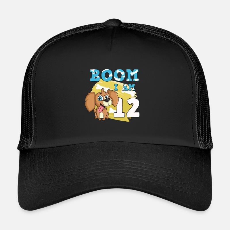 Chien de 12e anniversaire Casquette trucker 
