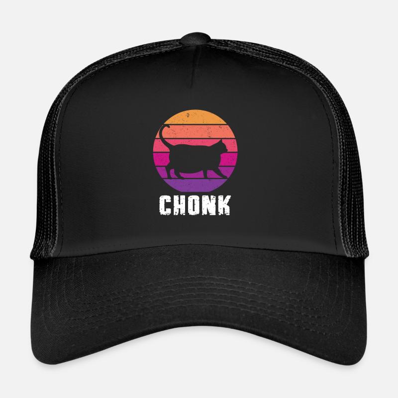 Katze Chonk Katzen Geschenk Cat Mom Cat Dad Katze Trucker Cap
