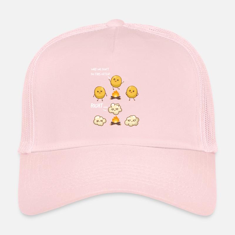 Popcorn Camping Witziges Zitat Popcorn Trucker Cap