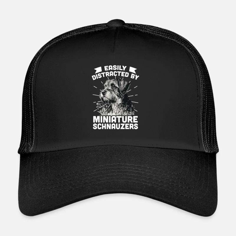 Zwergschnauzer - Trucker Cap - Schwarz/Schwarz