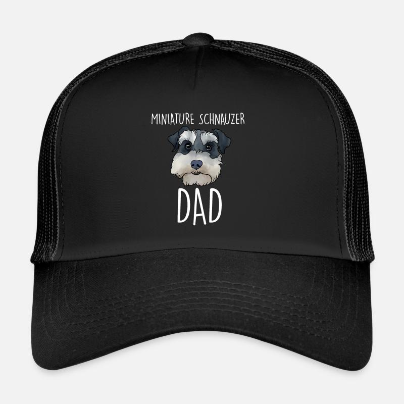 Zwergschnauzer - Trucker Cap - Schwarz/Schwarz