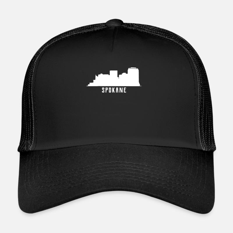 La ligne d’horizon de Spokane Casquette trucker 