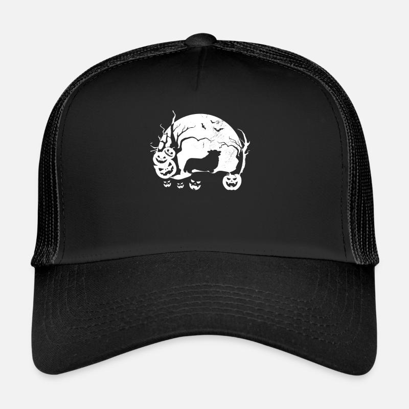 Welsh Corgi - Trucker Cap - Schwarz/Schwarz