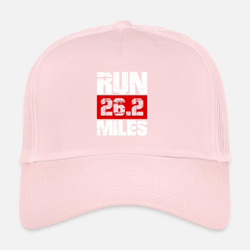 Run 26.2 mile marathon challenge Trucker Cap