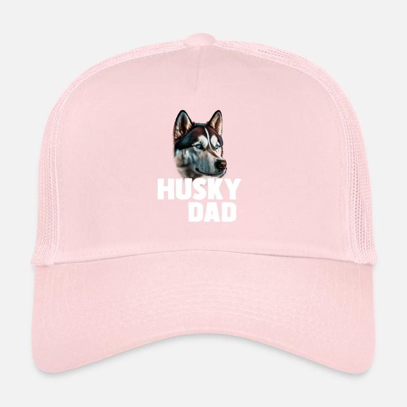 Siberian Husky Dad Trucker Cap