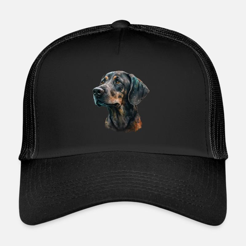 Plott Hound Porträt Trucker Cap