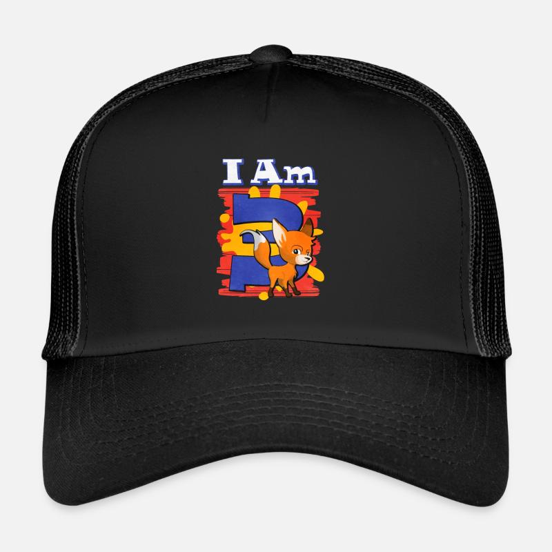 Ich Bin 3 Fuchs - Trucker Cap - Schwarz/Schwarz