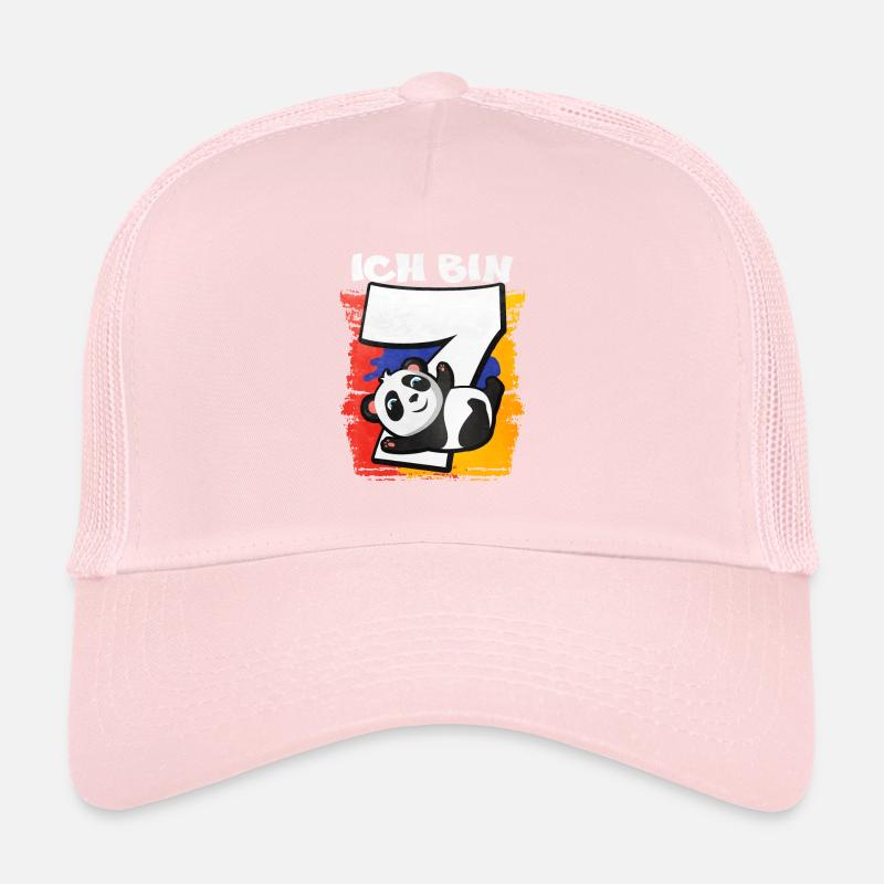 Ich Bin 7 Panda Trucker Cap