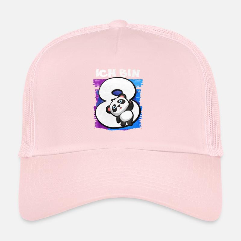 Ich Bin 8 Panda Trucker Cap