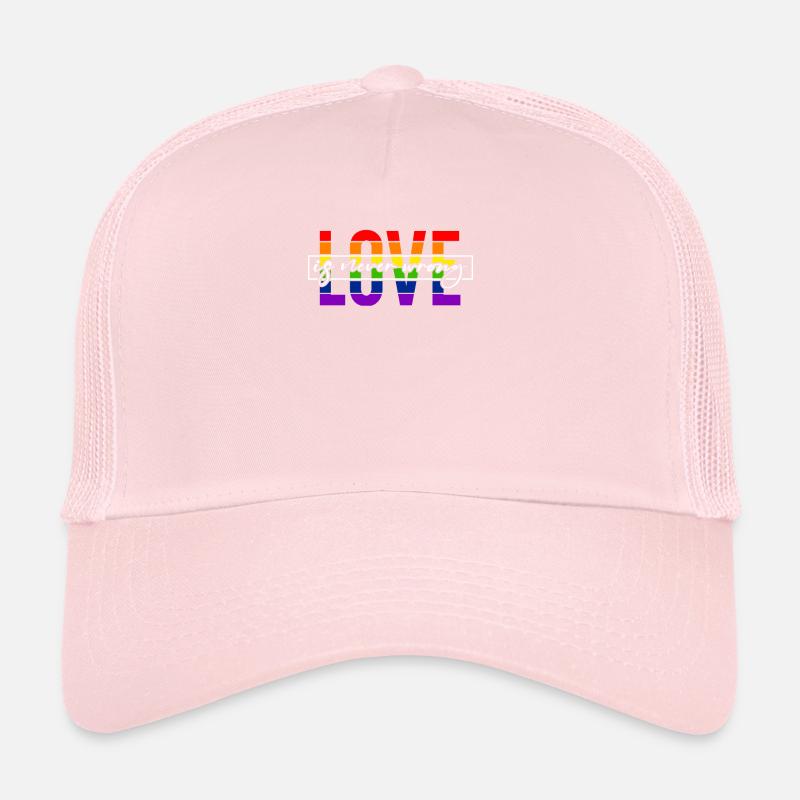 Fierté LGBTQ. Déclaration Casquette trucker 