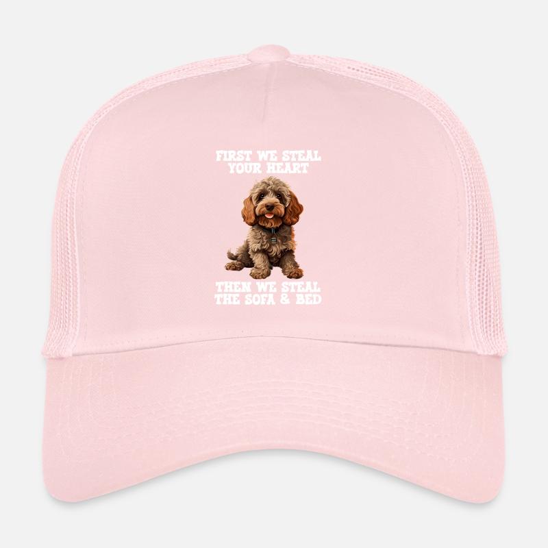 Cockapoo First We Steal Your Heart Trucker Cap