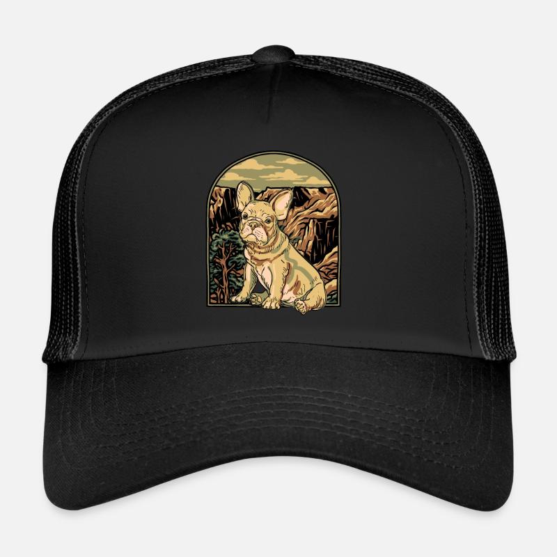 Bouledogue français Casquette trucker 