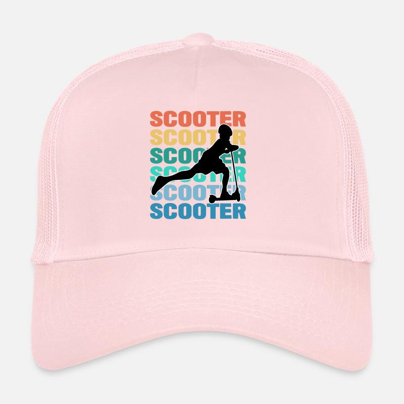 Scooter coloré Casquette trucker 
