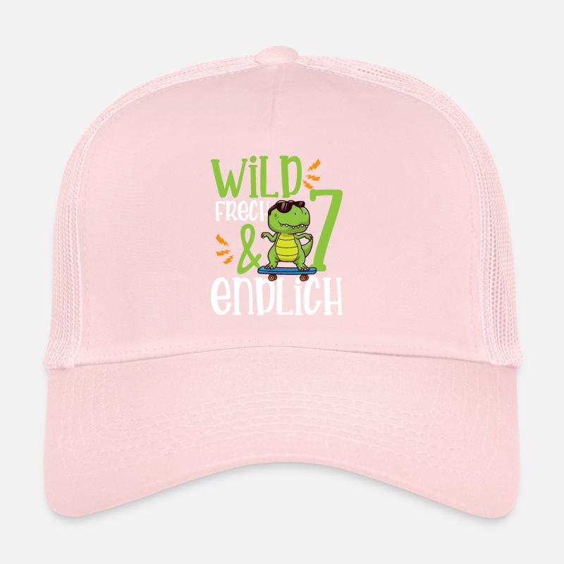 Wild Frech & endlich 7 siebter Geburtstag Trucker Cap