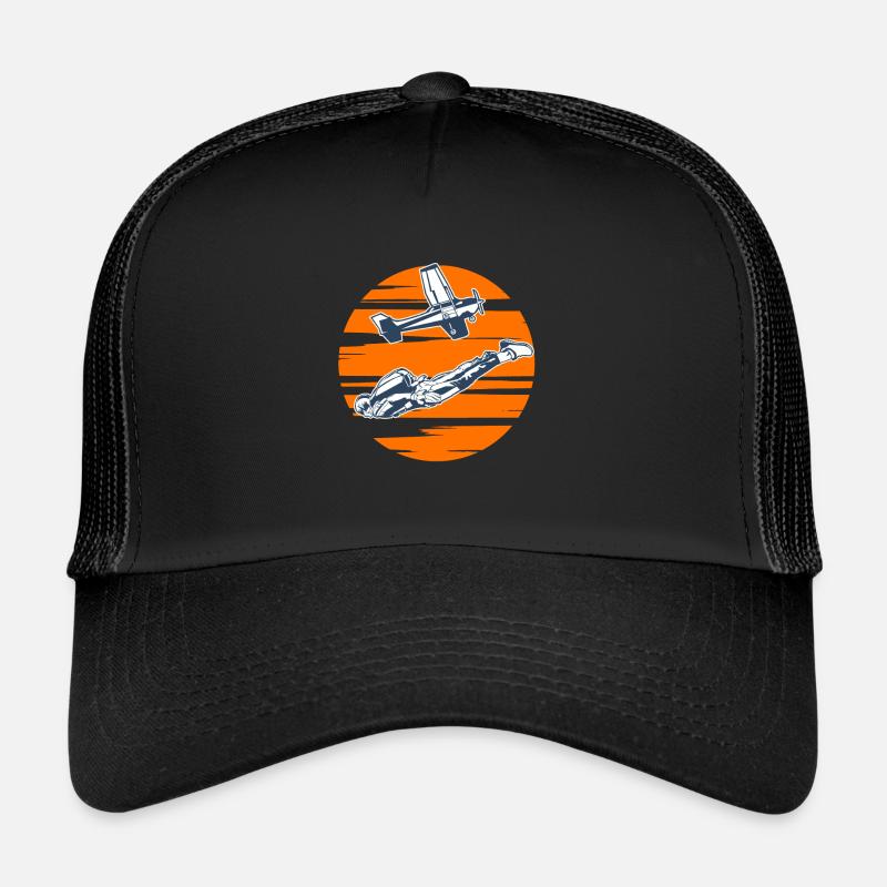Parachutisme parachutiste Coucher de soleil Casquette trucker 
