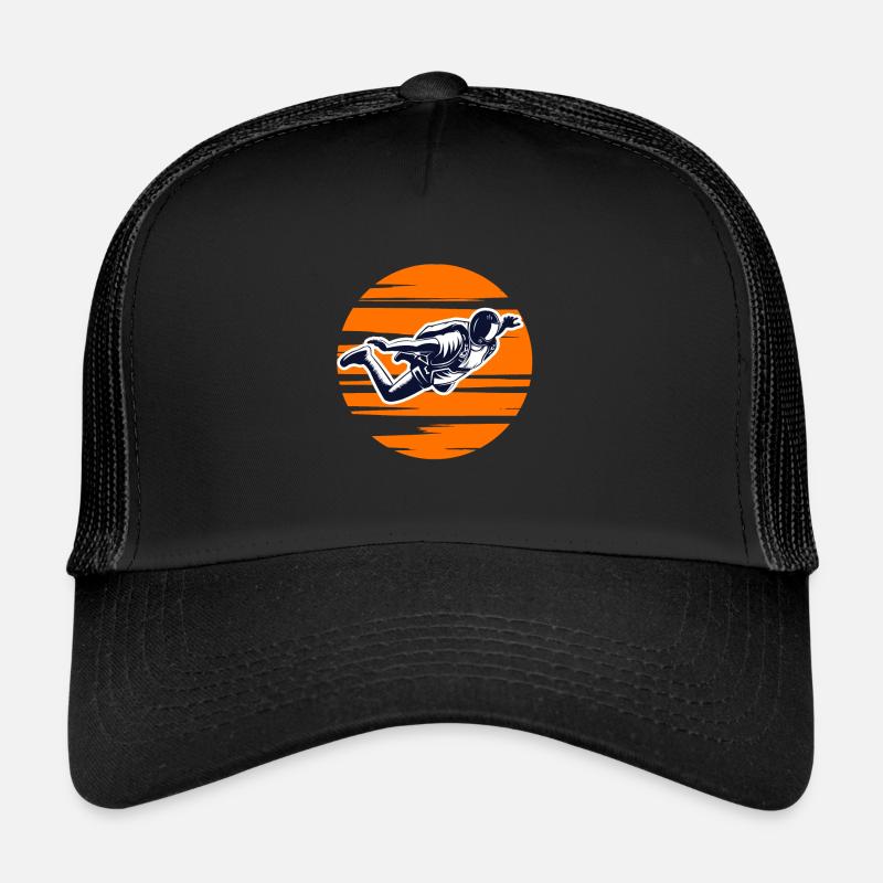 Parachutisme parachutiste Coucher de soleil Casquette trucker 