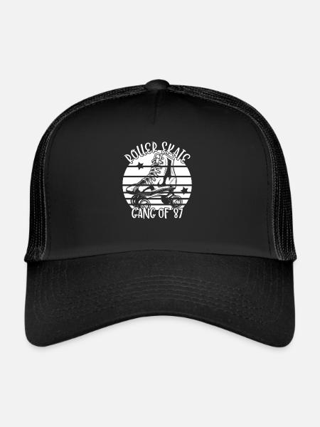 Roller Skater Roller Skates Roller Skate Gang 1987 - Trucker Cap - black/black - Front