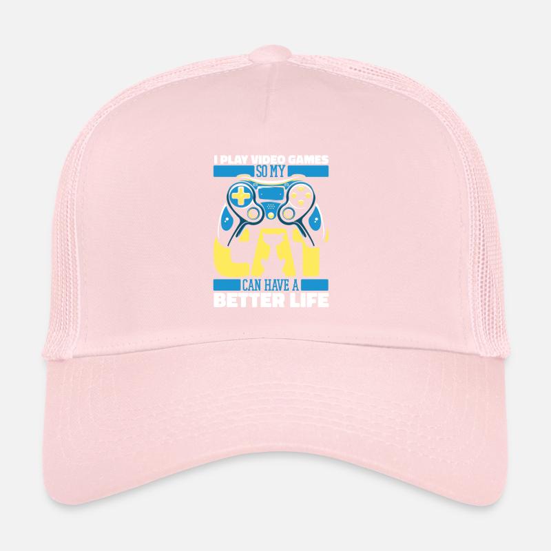 Chat de jeu Gamer Casquette trucker 